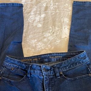 Talbots ankle size 6 jeans